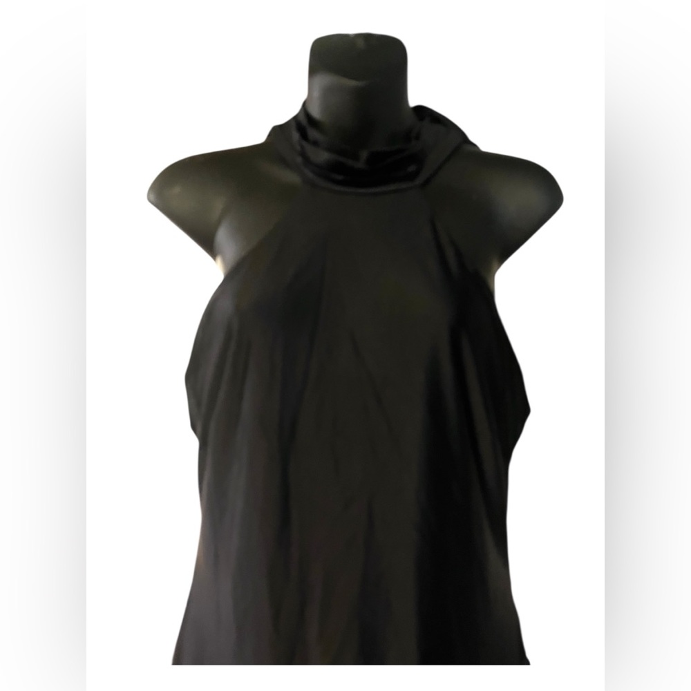 Missaries* New! Gorgeous Black Highneck High Slit Formal Gown/Dress - Picture 5 of 8
